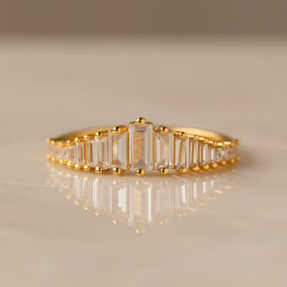 S925 Sterling Silver Simple Fashion Organ Ring Personality